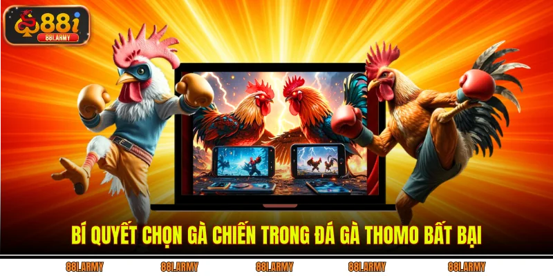 Bí quyết chọn gà chiến trong đá gà Thomo bất bại