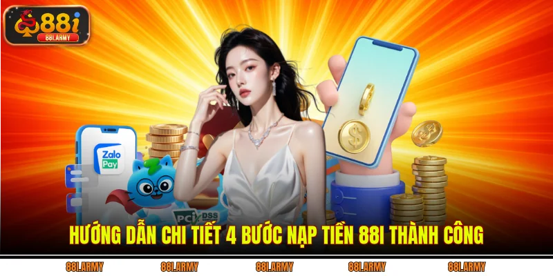 Hướng dẫn chi tiết 4 bước nạp tiền 88i thành công