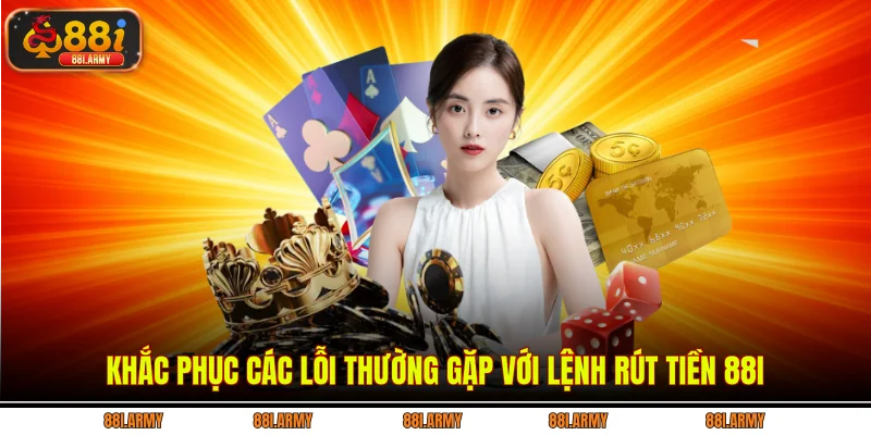 Khắc phục các lỗi thường gặp với lệnh rút tiền 88i