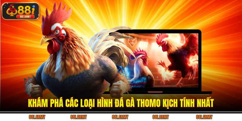 Khám phá các loại hình đá gà Thomo kịch tính nhất