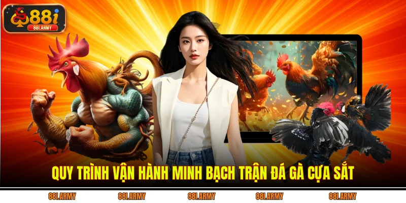 Quy trình vận hành minh bạch trận đá gà cựa sắt