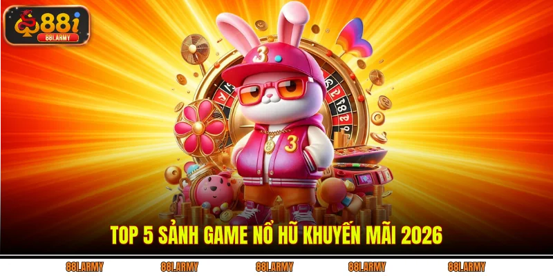Top 5 sảnh game nổ hũ khuyến mãi 2026